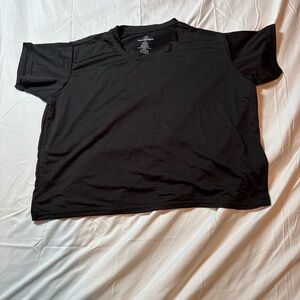 Real Essentials Dri-Fit Black Short Sleeve Women's Tee